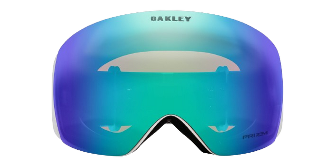 Brille Oakley Flight Deck L Matte White Prizm Argon Iridium - 2024/25