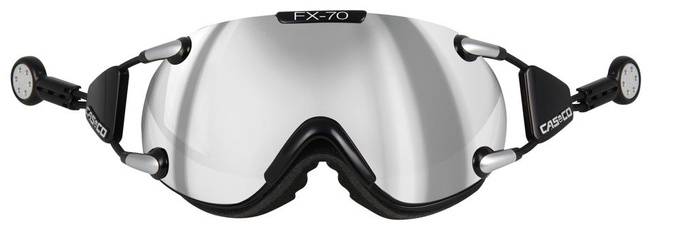 Brille CASCO FX-70 Carbonic Black Silver - 2022/23