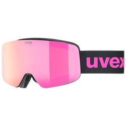 Goggles Uvex PWDR FM Black Matt/Mirror Pink - 2025/26