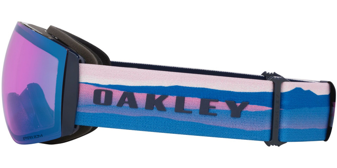 Brille Oakley Flight Deck Pro L Mikaela Shiffrin Sig/Prizm Snow Iced Iridium + Additional lens Prizm Snow Sapphire Iridium - 2025/26