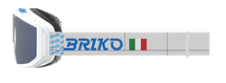 Brille Briko Vulcano Mask Italia White/Science Blue - 2024/25