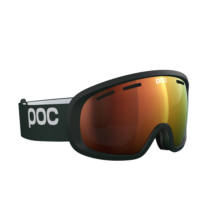 Ski goggles POC Fovea Mid Pargasite Green/Partly Sunny Orange - 2025/26