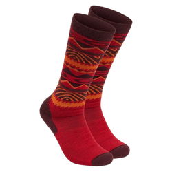 Ski socks Oakley Wandrelust Perf Socks 2.0  Grenache Norway Pattern