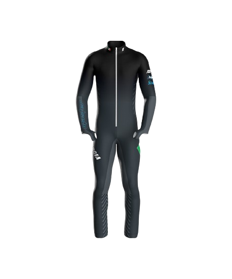 Race Suit Energiapura Master Black Junior (non insulated, padded) - 2024/25