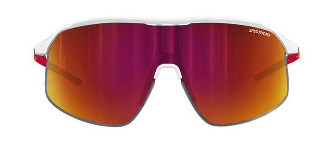Sonnenbrille Julbo Density Spectron 3 Matt White / Fluo Orange / Blue