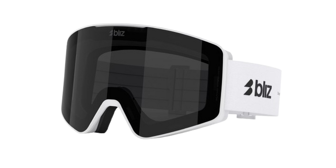 Brille Bliz G001 Matte White Frame/Smoke Lens - 2025/26