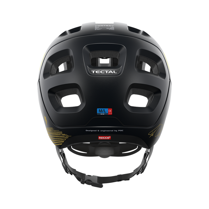 Bicycle helmet POC Tectal Fabio Ed Uranium Black Matt/Gold