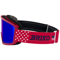Brille Briko Frostbite USA Matt Red/Tanganora Blue - 2025/26