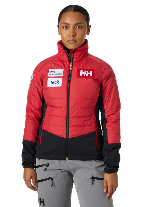 Daunenjacke Helly Hansen World Cup Insulator Jacket Red - 2023/24