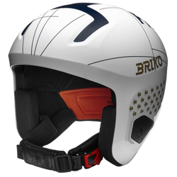 Helmet Briko Vulcano 2.0 France Shiny White Tangaroa Blue - 2024/25