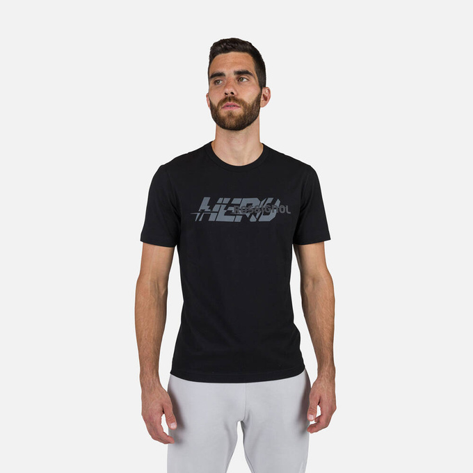 T-shirt Rossignol New Hero Graphic Tee Black - 2024/25