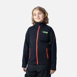 Hoodie Rossignol Boy Hero FZ Clim Black - 2023/24