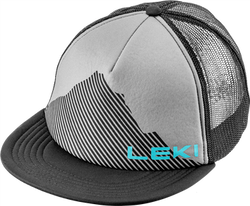 Cap LEKI Logo Cap Black Sharkskin/Peacock Blue - 2023