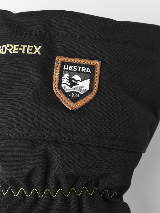 Handschuhe Hestra Army Leather Gore-Tex Mitt Black/Natural Grey - 2025/26
