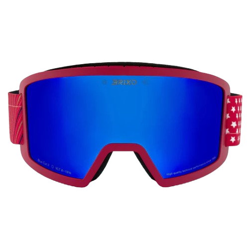 Googles Briko Frostbite USA Matt Red/Tanganora Blue - 2025/26