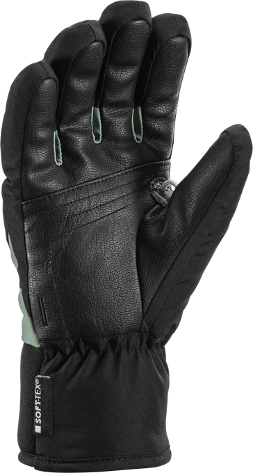 Gloves LEKI Griffin 3D Junior Black/Dusty Green - 2025/26