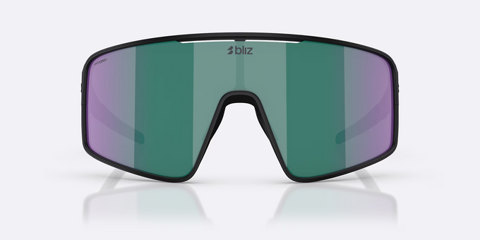 Sunglasses BLIZ P001 Frame Matte Black with Brown/Green Multicolor Lenses