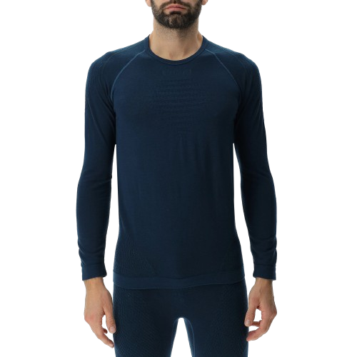 Thermounterwäsche UYN Man Evolutyon Biotech UW Shirt Long SL Blue Poseidon - 2024/25