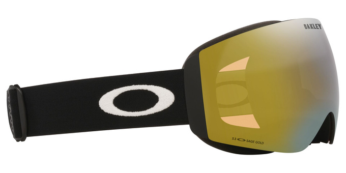Brille Oakley Flight Deck Pro M Matte Black/Prizm Sage Gold Iridium + Additional lens Prizm Snow Iced Iridium - 2025/26