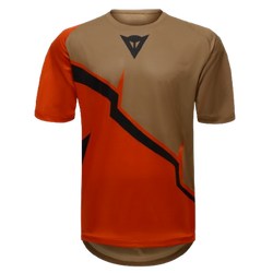 Cycling jersey Dainese HgAER Jersey Ss Red/Brown/Black - 2024