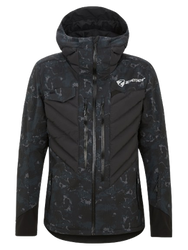 Skijacke Ziener RCE Coach Jacket Unisex Black Foggy Print - 2024/25