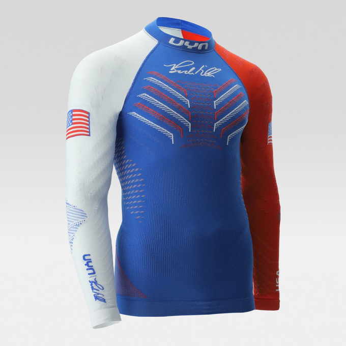 Thermounterwäsche UYN Natyon 3.0 USA Bode Miller UW Shirt LG SL Turtle Neck - 2025/26