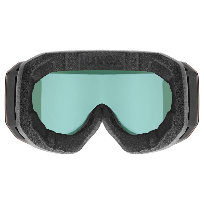 Goggles Uvex Evidnt ATTRACT Small V Black Matt/Mirror Rainbow + spare lens - 2025/26