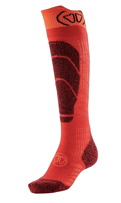 Ski socks Sidas Ski Merino Junior Red/Orange - 2024/25