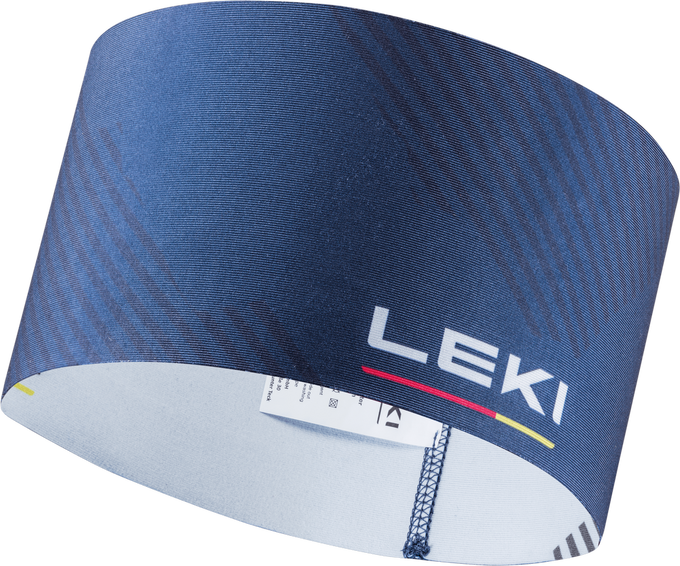 LEKI XC Headband blue-white-grey - 2023