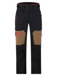 Ski pants Ziener Tewes Full-Zip Teamwear Lady Walnut Red - 2025/26