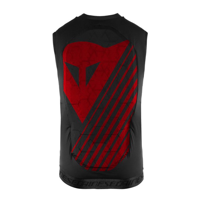 Protector DAINESE Scrabeo Flexagon Waistcoat 2 Stretch-Limo/High-Risk-Red  - 2024/25
