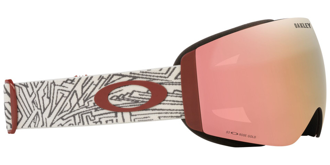 Goggles Oakley Flight Deck Pro M Matte Black/Prizm Rose Gold Iridium + Additional lens Prizm Snow Black Iridium - 2025/26