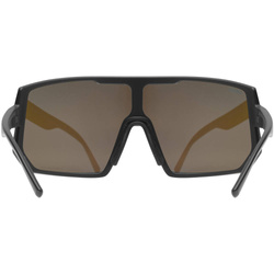 Sonnenbrille Uvex Sportstyle 235 P - Black Mat/Mirror Blue - 2023