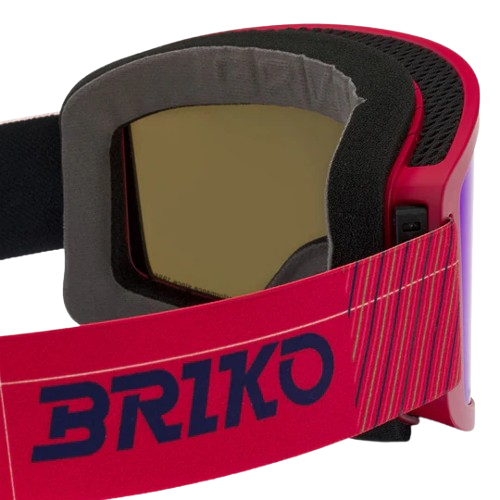 Googles Briko Frostbite USA Matt Red/Tanganora Blue - 2025/26