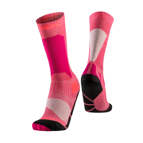 Ski socks X-socks Ski Discover OTC JR Light Pink/Light Sand - 2024/25