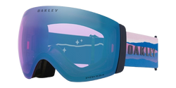 Brille Oakley Flight Deck Pro L Mikaela Shiffrin Sig/Prizm Snow Iced Iridium + Additional lens Prizm Snow Sapphire Iridium - 2025/26