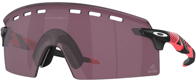 Sonnenbrille OAKLEY Encoder Strike Vented Giro d'Italia Collection Prizm Road Black Lenses / Giro Pink Stripes Frame