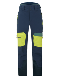 Ski pants Ziener Tewes Full-Zip Man Dark Navy Lime - 2024/25