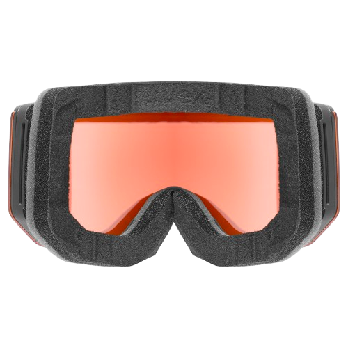 Goggles Uvex lace ATTRACT FM Black Matt/Mirror Red + spare lens - 2025/26