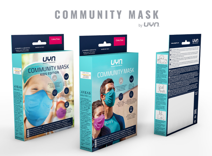 UYN COMMUNITY MASK UNISEX BLACK