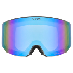 Goggles Uvex lace ATTRACT FM Black Matt/Mirror Blue + spare lens - 2025/26