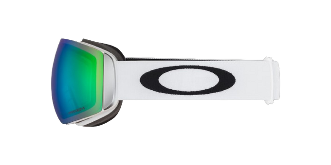 Goggles Oakley Flight Deck M Prizm Snow Jade Iridium Lenses / Matte White - 2024/25