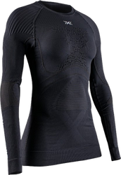 Thermal underwear X-bionic Energy Accumulator 4.0 Shirt LG SL Wmn Opal Black/Arctic White - 2024/25