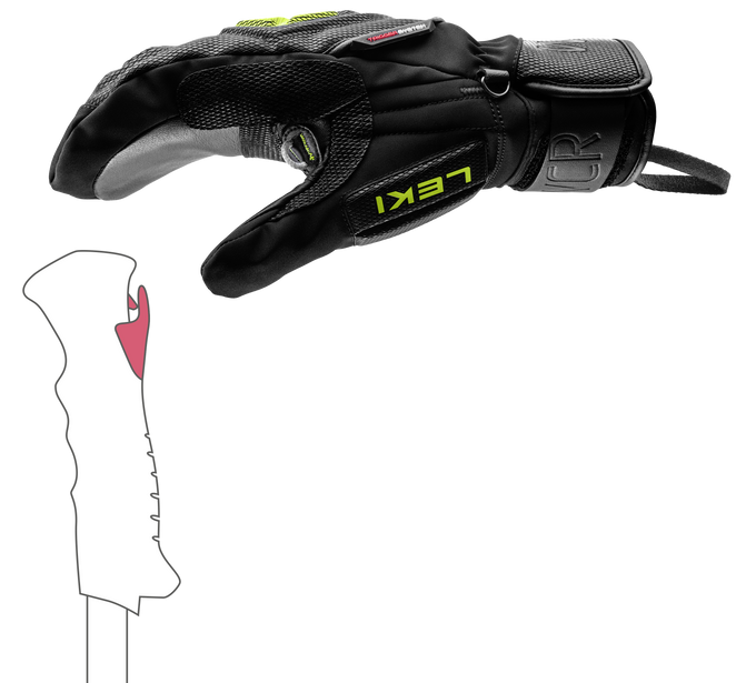 Gloves LEKI WCR C-Tech 3D Mitt - 2025/26