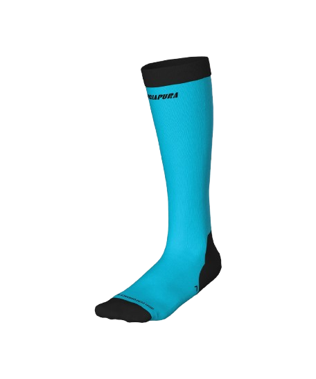 Ski socks Energiapura Silk Socks Torqouoise/Black - 2025/26