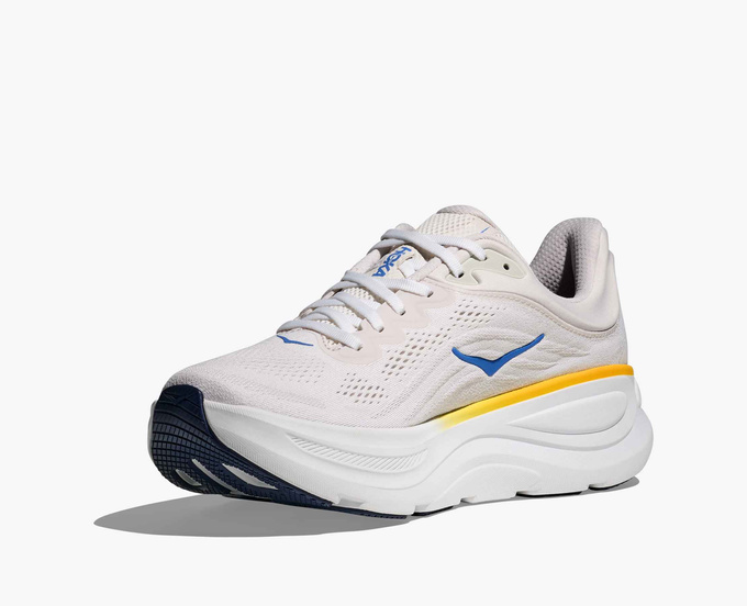 Man Schuhe Hoka Bondi 9 White/Grout