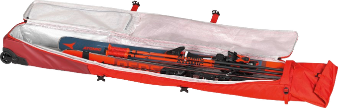 Skitasche Atomic RS Double Ski Wheelie Red/Rio Red - 2024/25