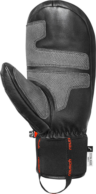 Gloves Reusch World Champ Mitten Black/Fluo Red - 2025/26