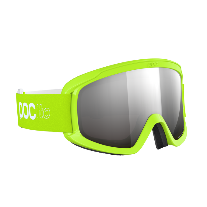 Goggles POC POCito Opsin Fluorescent Yellow/Green/Partly Sunny Silver - 2025/26