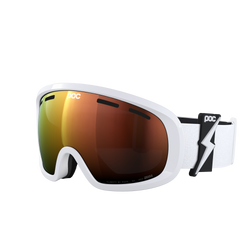 Skibrille POC Fovea Mid Blixten White/Partly Sunny Orange - 2025/26